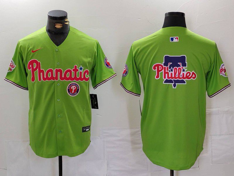 Men Philadelphia Phillies Blank Green Jointly 2024 Nike MLB Jersey style 8025